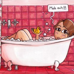 prendre un bain avec un canard
