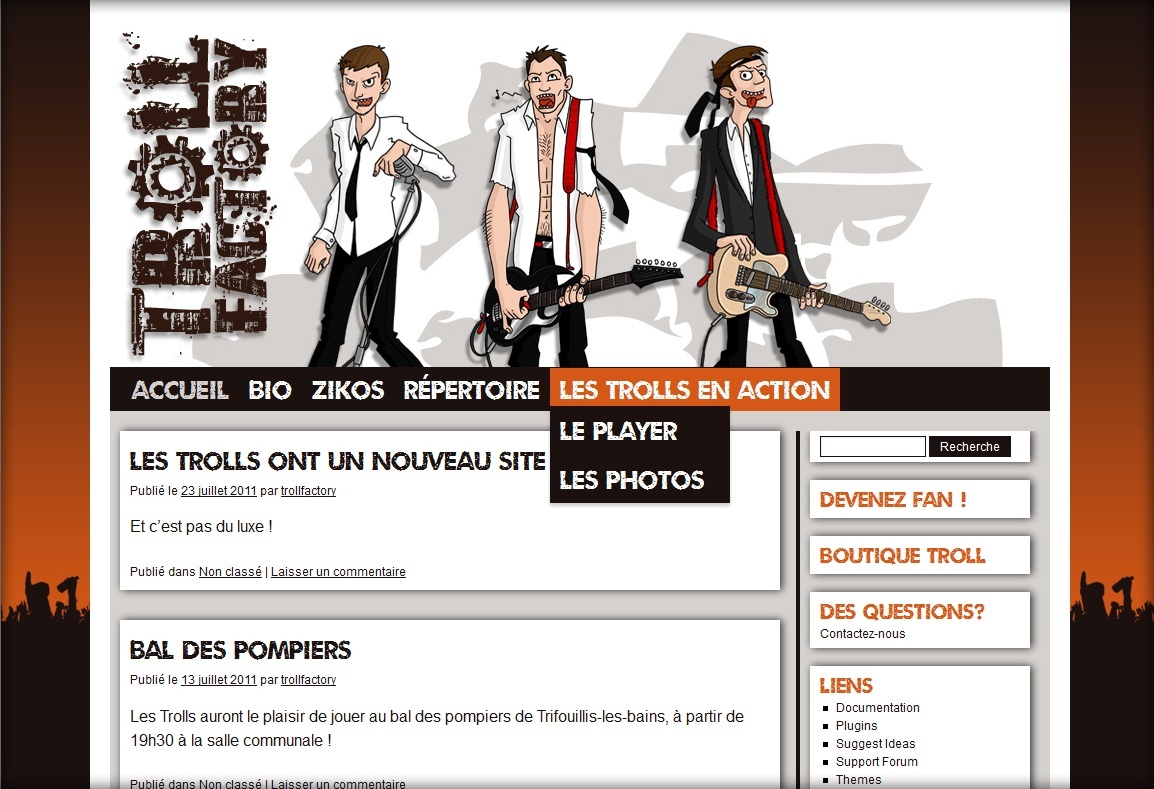 screenshot webdesign site troll factory