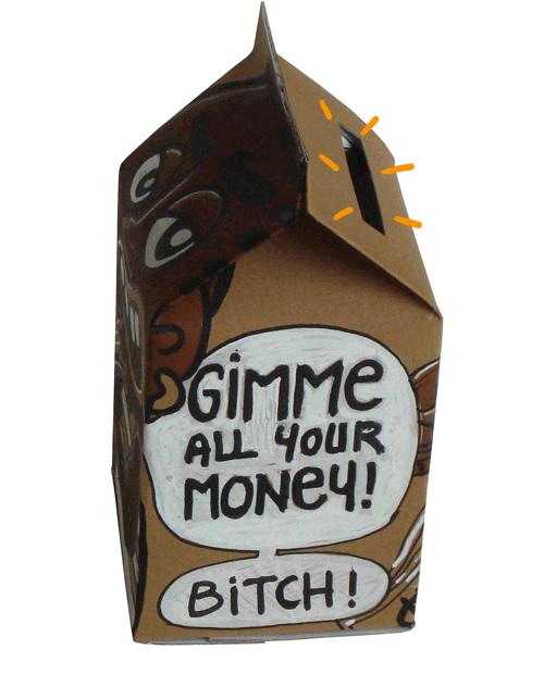 Animation - Tirelire - Gimme all your money !