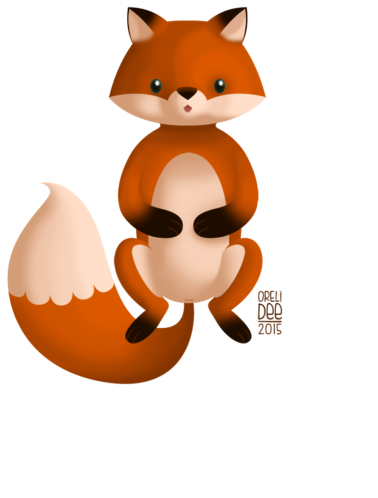 Renardeau heureux - cute happy fox